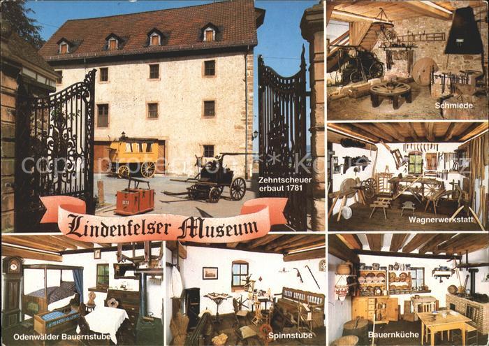 Lindenfels Odenwald Museum Zehntscheuer Schmiede Wagnerwerkstatt Bauernkueche