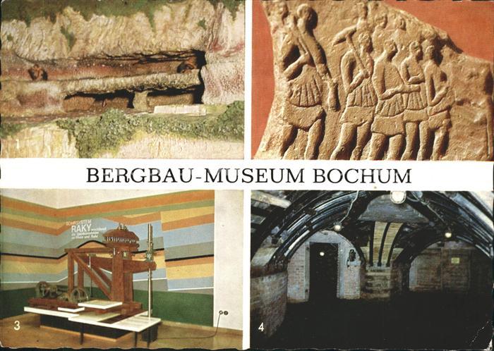 BOCHUM  CITY Bergbau Museum Modell Jaspisbergwerk Bruchstueck Reliefs spanischen