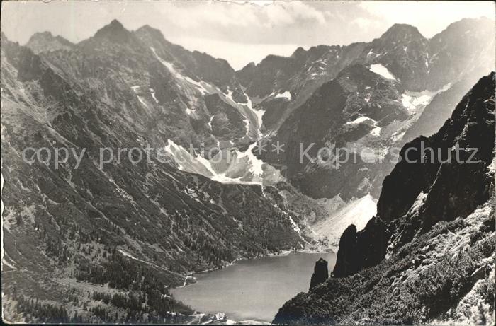 Tatry Vysoke Gebirge Kotlina Morskiego Oka