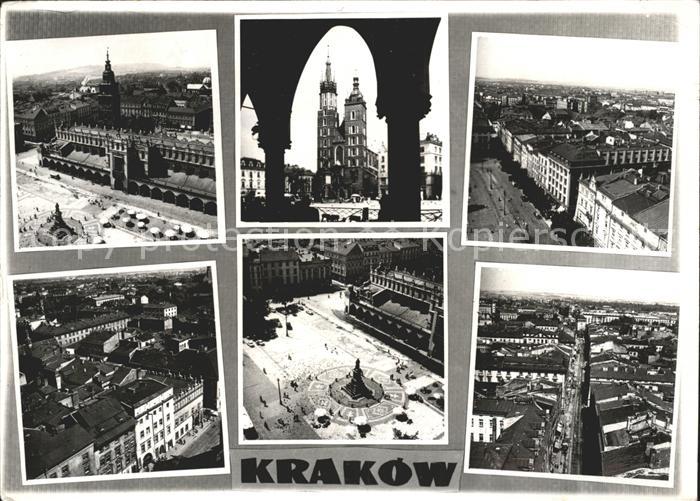 Krakow Krakau Teilansichten