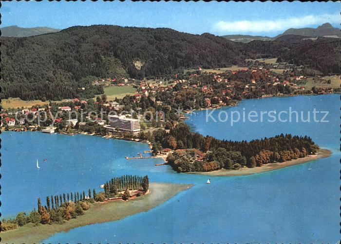 Poertschach Woerthersee Fliegeraufnahme