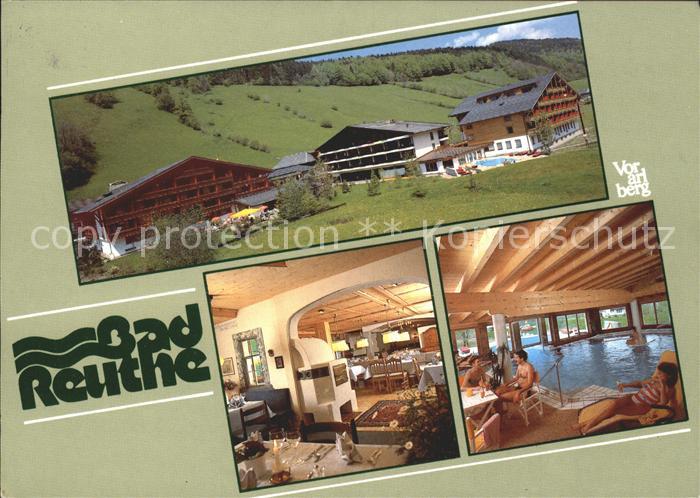 Reuthe Vorarlberg Bad Reuthe Kurhotel Moorheilbad