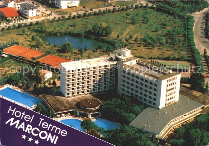 Montegrotto Terme Fliegeraufnahme Hotel Marconi Terme