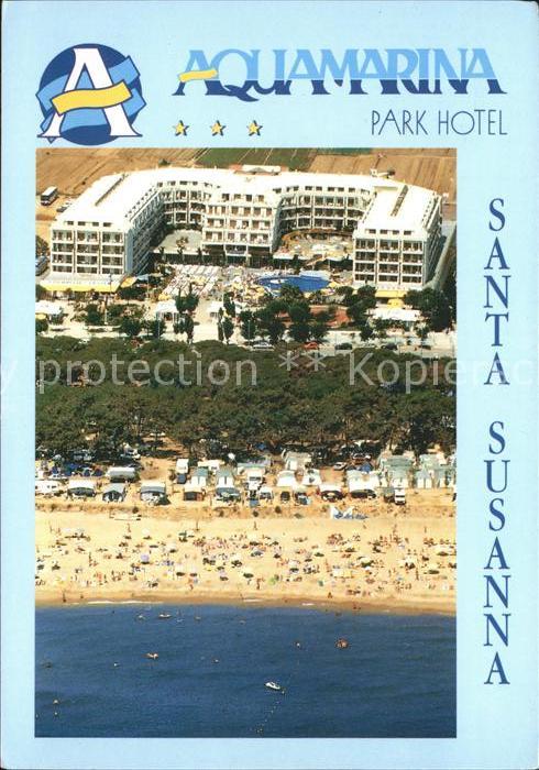Santa Susanna Aquamarina Parkhotel Fliegeraufnahme