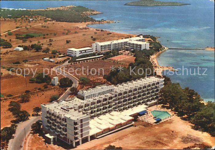 Santa Eulalia del Rio Fliegeraufnahme Hotel Augusta