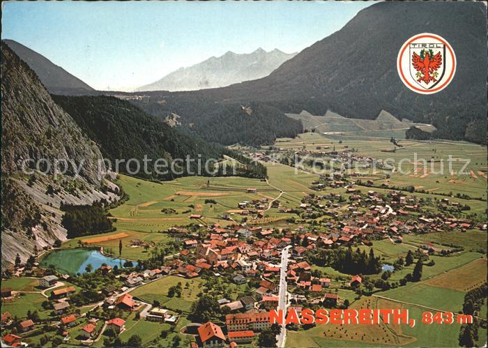 Nassereith Fliegeraufnahme an Fernpassstrasse