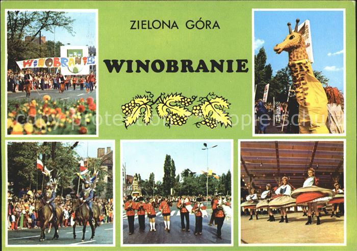 Zielona Gora Korowod winobraniowy Mlodziezowa kapela kozlarska ze Zbaszynka