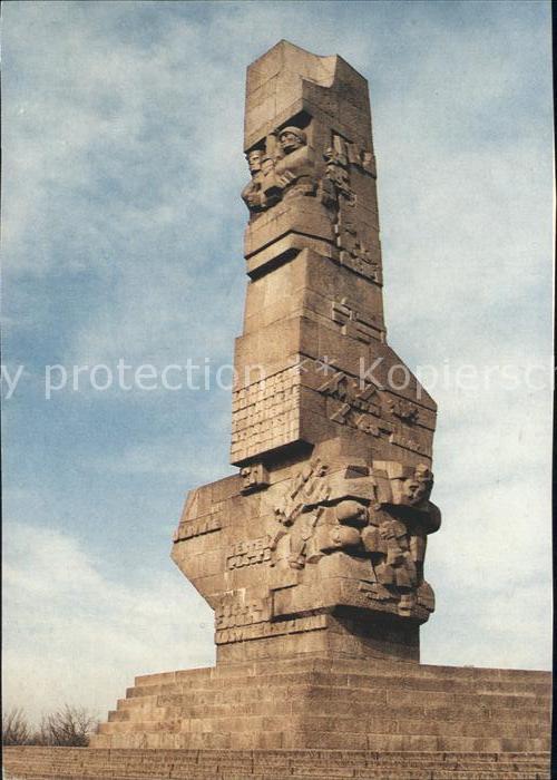 Gdansk Westerplatt Helden Denkmal