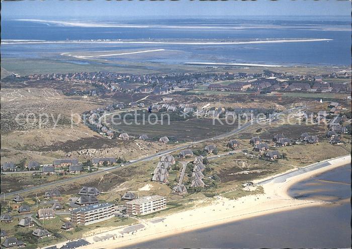 List Sylt Fliegeraufnahme Oststrand