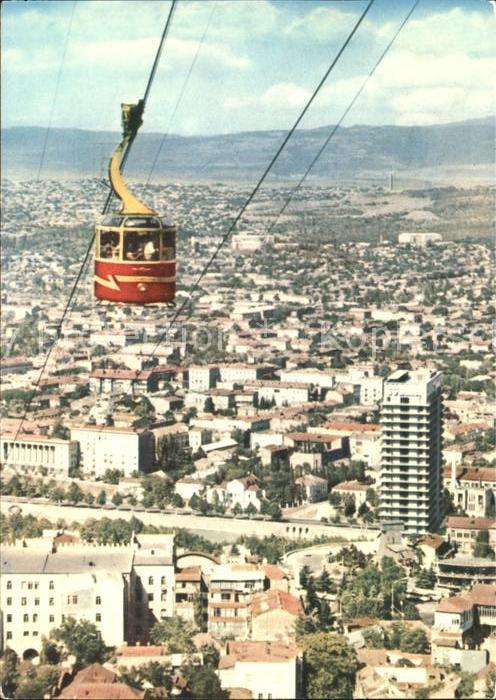 Tbilisi Teilansicht Seilbahn