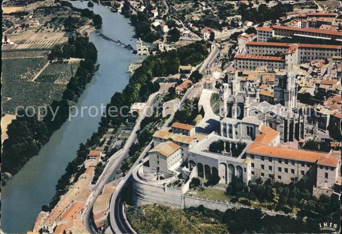 Beziers Vue du Ciel La Cathedrale St Nazaire