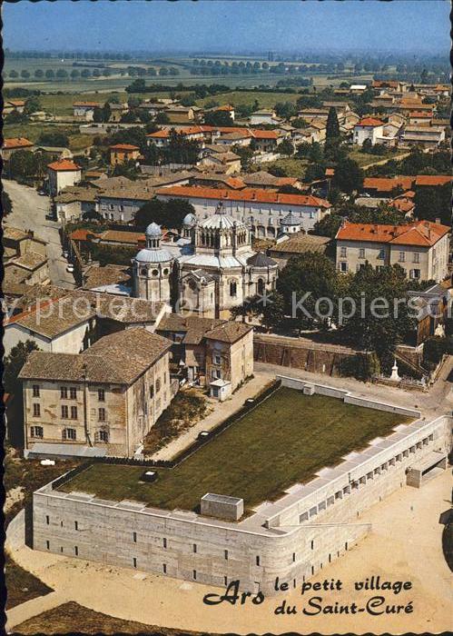 Ars Ain Le petit village du Saint Cure Vue aerienne