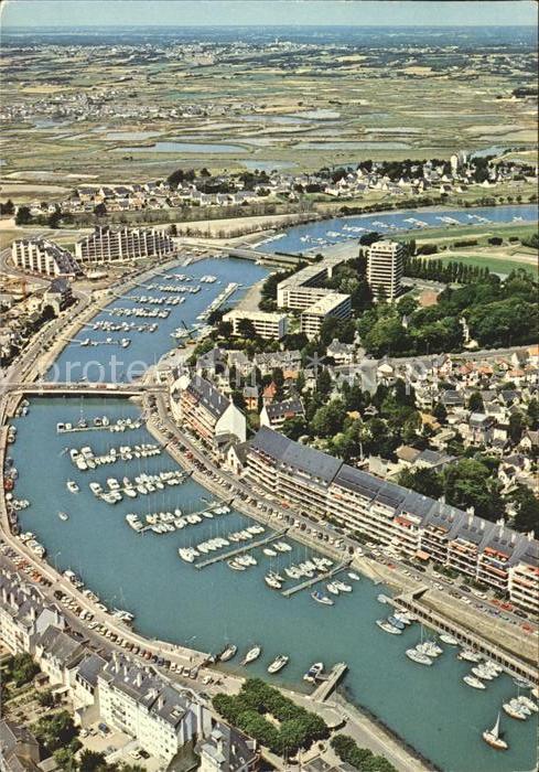 Le Pouliguen Le port de plaisance Vue aerienne