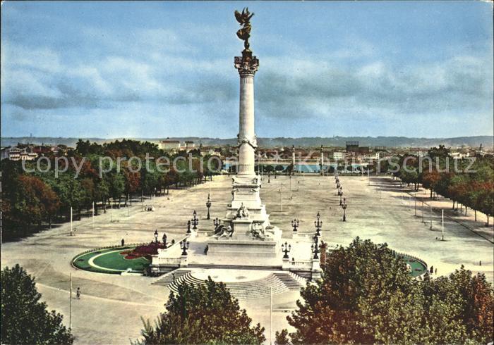 Bordeaux Place des Quinconces Monument des Girondins