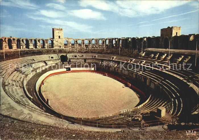 Arles Bouches-du-Rhone Les Arenes Vue interieurs