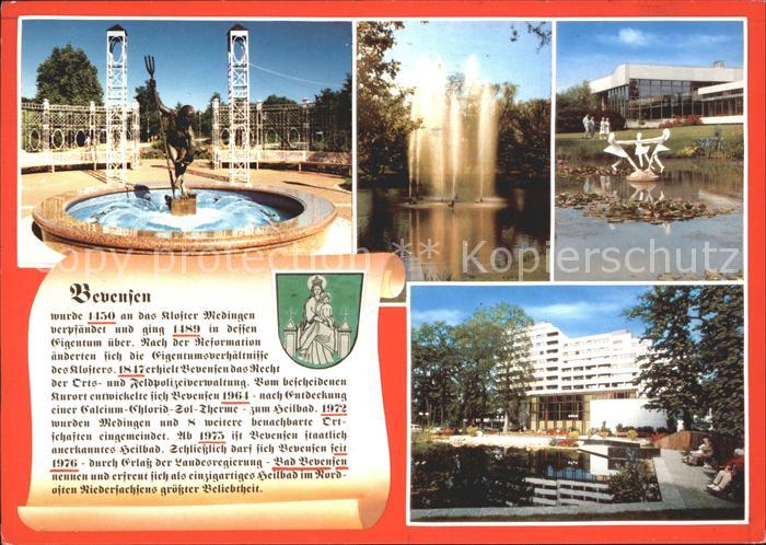 Bad Bevensen Kur Heilbad Brunnen Fontaine Kurhaus