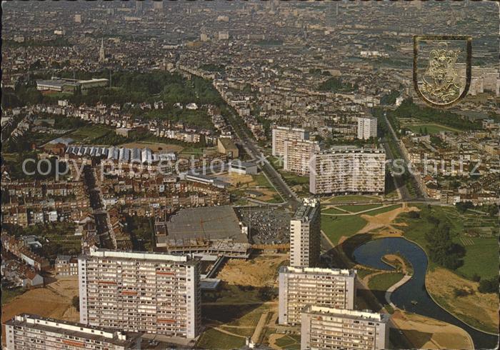 Bruessel Bruxelles Fliegeraufnahme