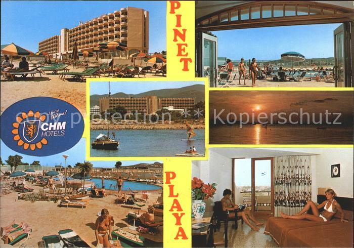 San Antonio Abad Hotel Pinet Playa Zimmer Strandpartie