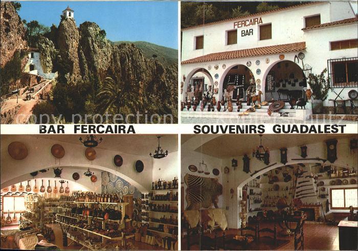 Alicante Castell de Guadalest Bar Fercaira Souvenirs