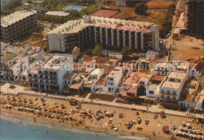 Torremolinos Hotel Sidi Lago Rojo Strand Fliegeraufnahme