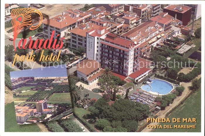 Pineda de Mar Paradis Park Hotel Fliegeraufnahme