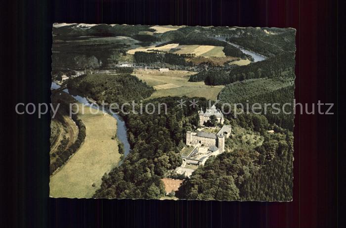Attendorn Burg Schnellenberg Fliegeraufnahme
