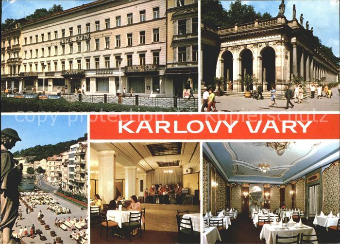 Karlovy Vary Hotel Gastraeume Strassenpartie