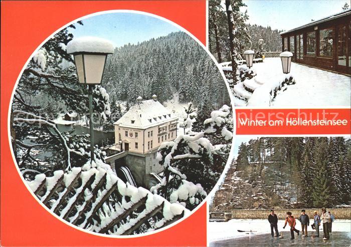 Hoellensteinsee Ausflugsgaststaette Seeblick Eisbahn