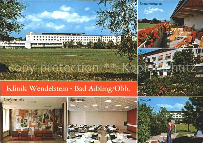 Bad Aibling Klinik Wendelstein Sonnenterrasse Park Minigolf