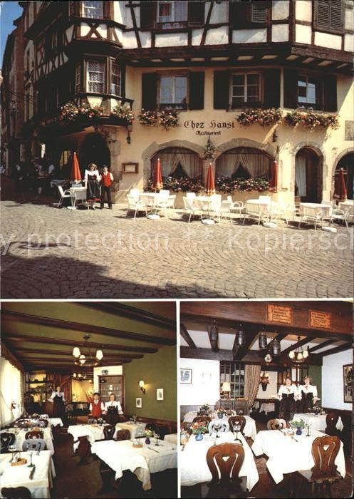 Colmar Haut Rhin Elsass Restaurant Chez Hansi Gaststube