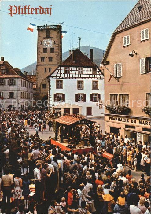 Ribeauville Haut Rhin Elsass Pfifferdaj en Rappschwihr