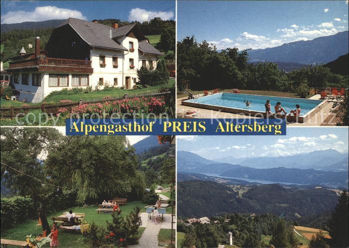 Altersberg Trebesing Alpengasthof Preis Schwimmbad Garten