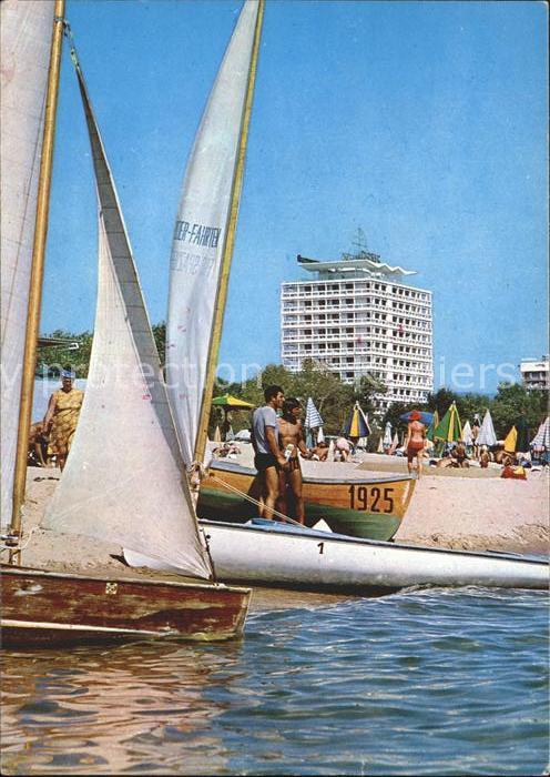 Slantschev Brjag Hotel Globus Strandlpartie Segelboote