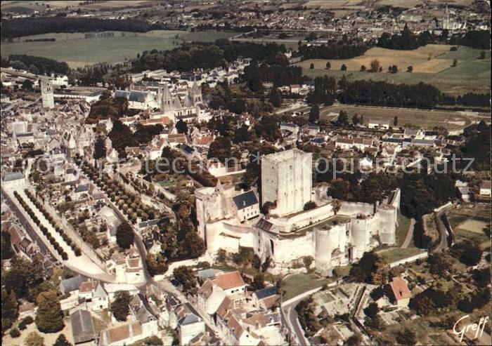 Loches Indre et Loire Vue aerienne