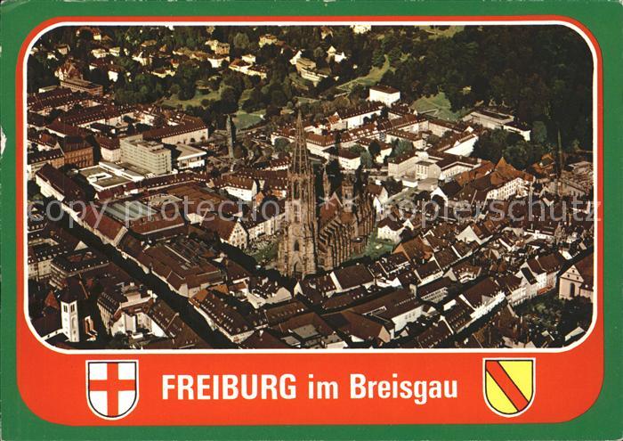 Freiburg Breisgau Fliegeraufnahme Muenster