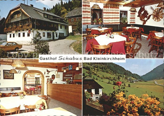 Bad Kleinkirchheim Kaernten Gasthof Schabus Gastraum Panorama