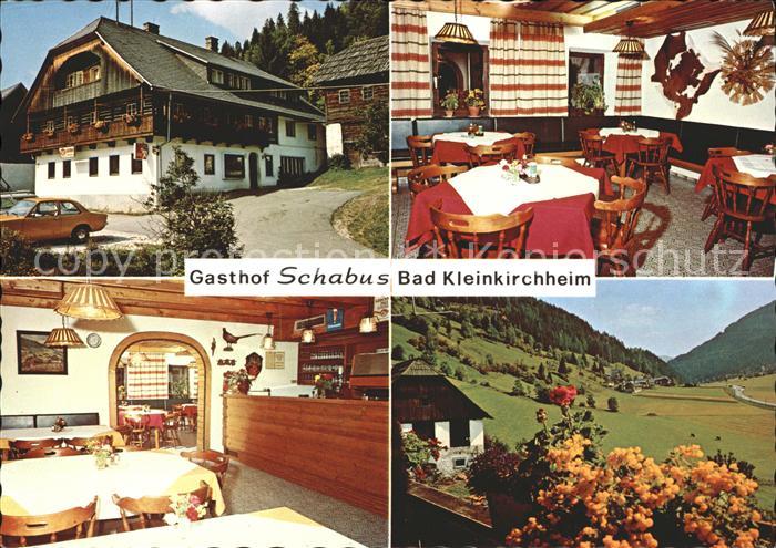 Bad Kleinkirchheim Kaernten Gasthof Schabus Gastraum Panorama