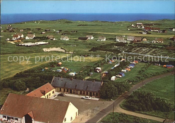 Klitmoller Hausgard Motel og Camping Fliegeraufnahme
