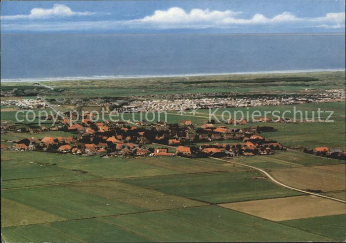 Ameland Luchtopname van Buren met campings