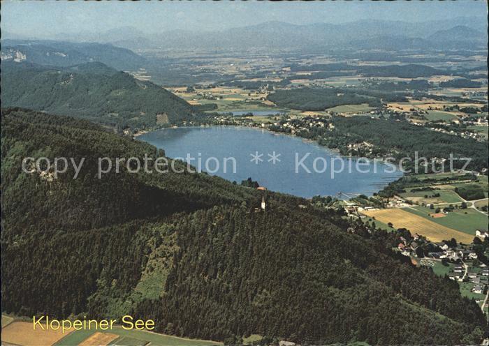 Klopeinersee Unterburg Seelach St Kanzian Georgiberg Panorama