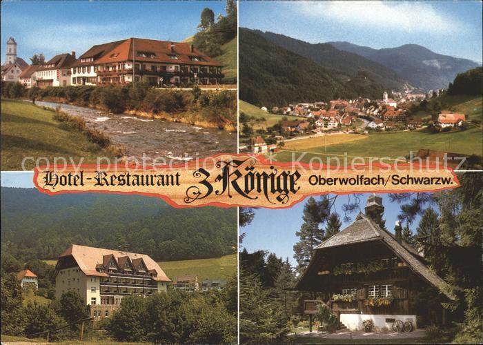 Oberwolfach Hotel Restaurant 3 Koenige Ortsansicht