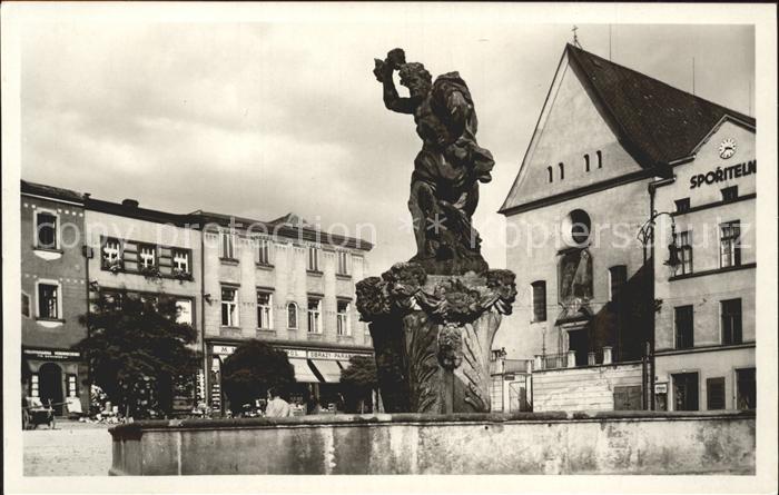 Olmuetz Olomouc Brunnen Denkmal