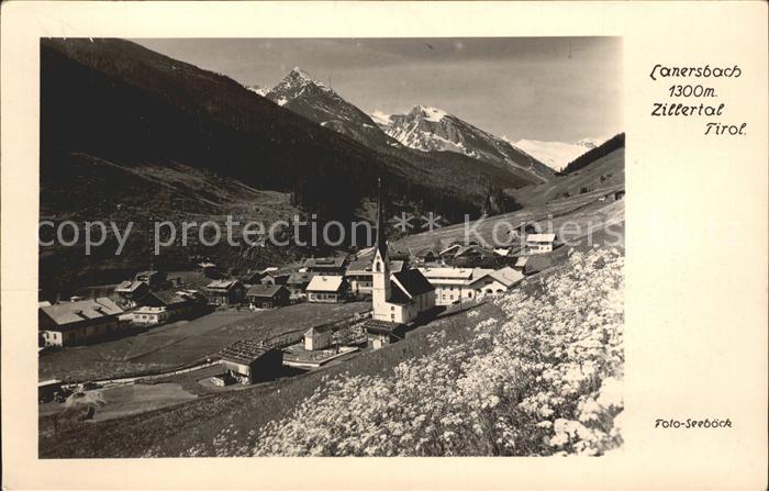 Lanersbach Ortsansicht