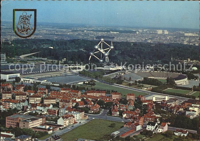 Bruessel Bruxelles Panorama mit dem Heysel