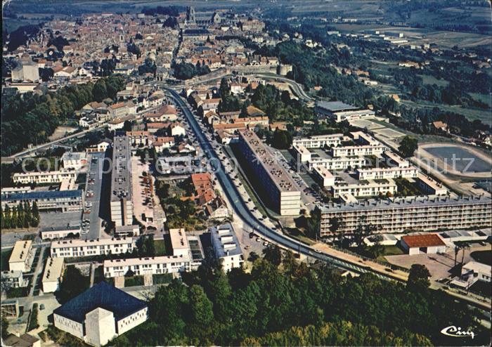 Langres Vue generale aerienne
