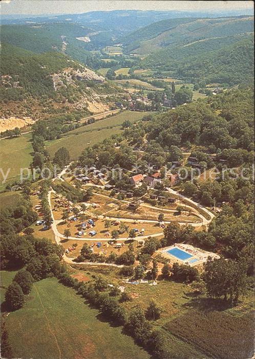 Salignac-Eyvigues Camping de La Draille Vue aerienne