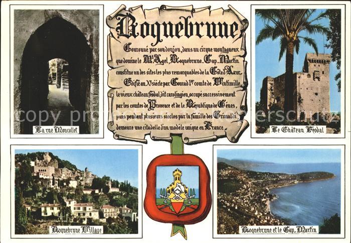Roquebrune-Cap-Martin Rue Moncollet  Chateau Feodal Roquebrune Village