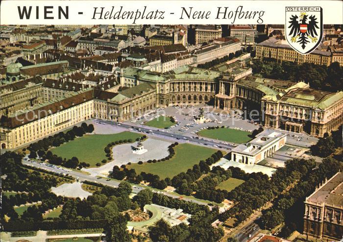 Wien Heldenplatz Neue Hofburg Fliegeraufnahme