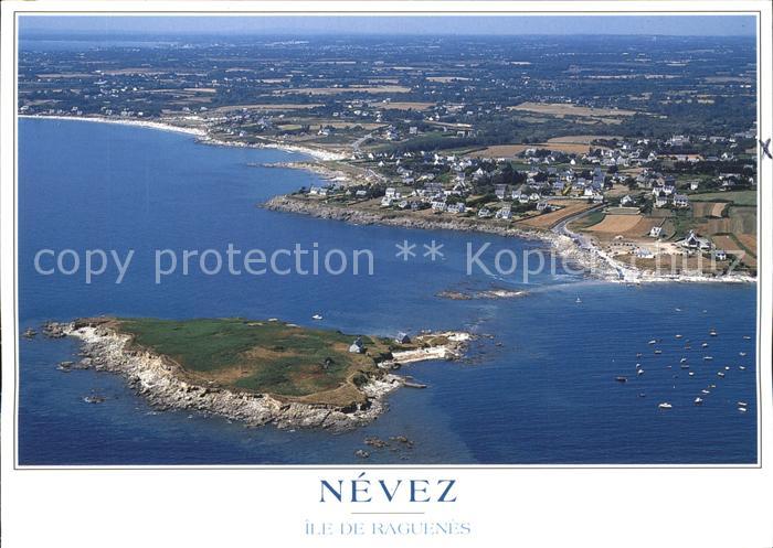 Nevez Ile de Raguenes Vue aerienne