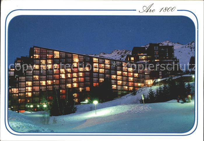 Les Arcs Savoie La station le soir